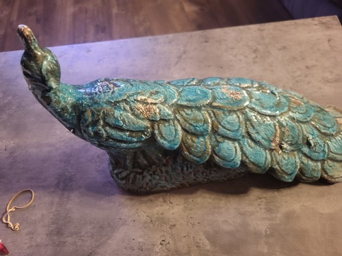 Vintage mcm ceramic turquoise - mcm,