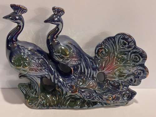 Large double peacock figure - double,