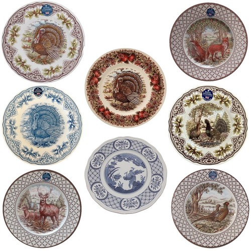 Animal print ceramic plates - animal,