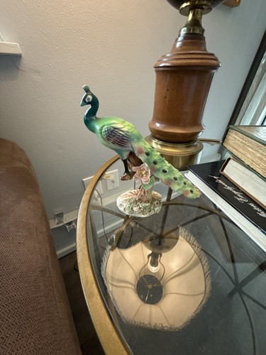 Vintage ucagco ceramic peacock - ucagco,