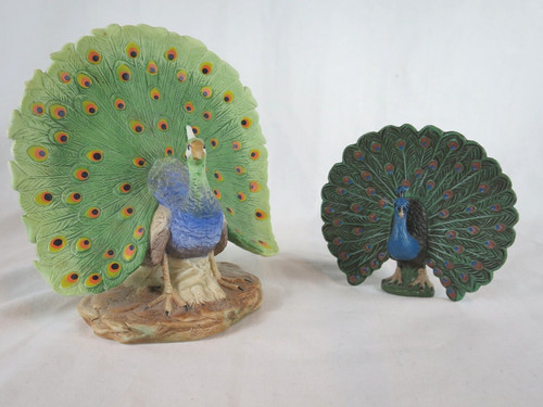 Vtg lot blue peacocks - lot, of